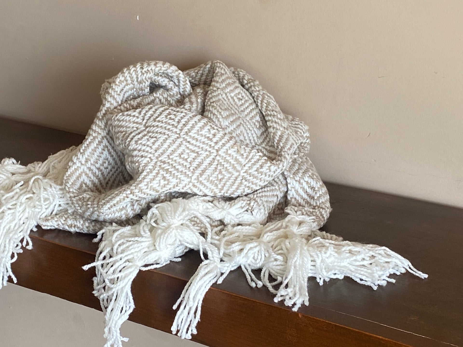 Cotton Thick Woven Winter Scarf • Chiapas HighIands